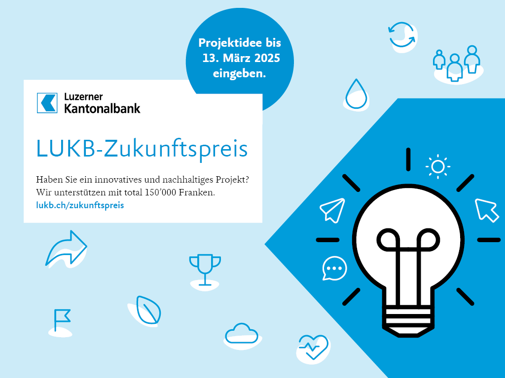 LUKB Zukunftspreis 2025 | © Luzerner Kantonalbank AG